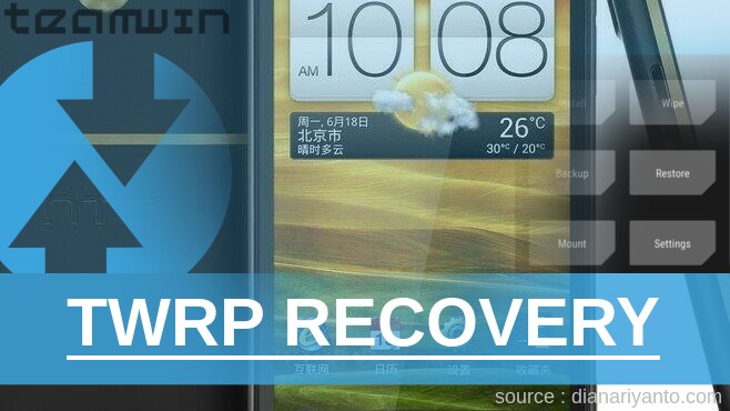 TWRP Recovery HTC One XC Berhasil 100%